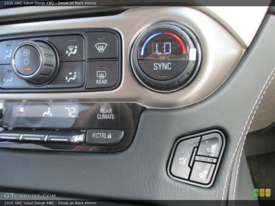 Denali Jet Black Interior Controls for the 2015 GMC Yukon Denali 4WD #97220845