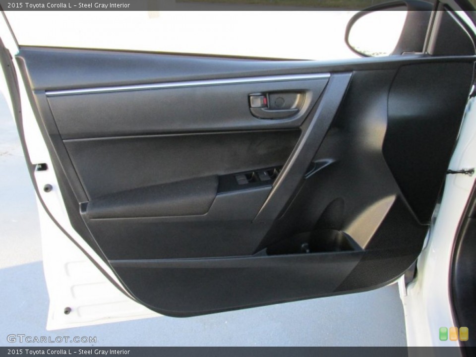 Steel Gray Interior Door Panel for the 2015 Toyota Corolla L #97227391