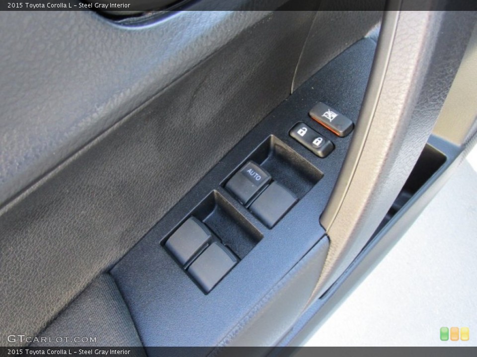 Steel Gray Interior Controls for the 2015 Toyota Corolla L #97227397