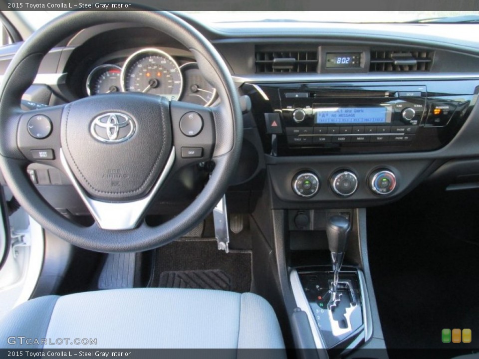 Steel Gray Interior Dashboard for the 2015 Toyota Corolla L #97227418
