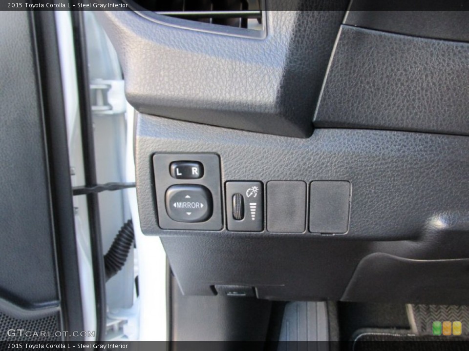 Steel Gray Interior Controls for the 2015 Toyota Corolla L #97227463
