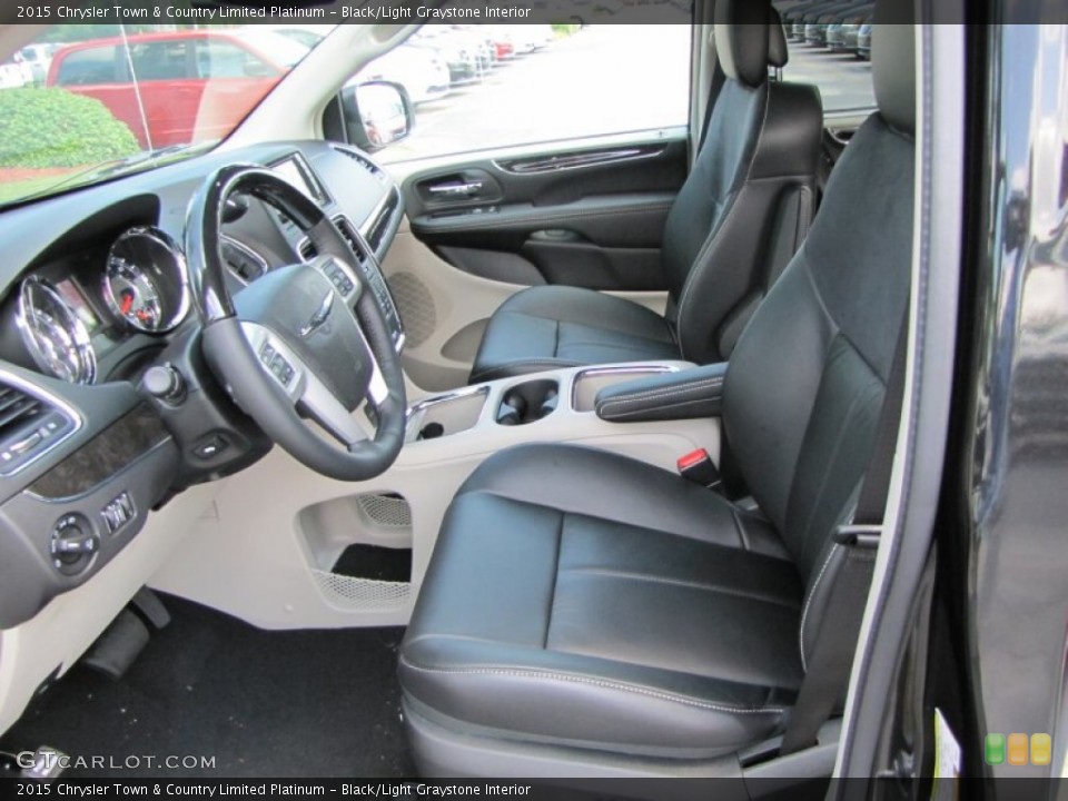 Black/Light Graystone Interior Photo for the 2015 Chrysler Town & Country Limited Platinum #97229956