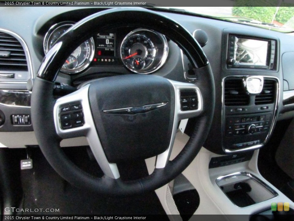 Black/Light Graystone Interior Dashboard for the 2015 Chrysler Town & Country Limited Platinum #97229977