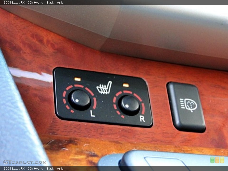 Black Interior Controls for the 2008 Lexus RX 400h Hybrid #97231387