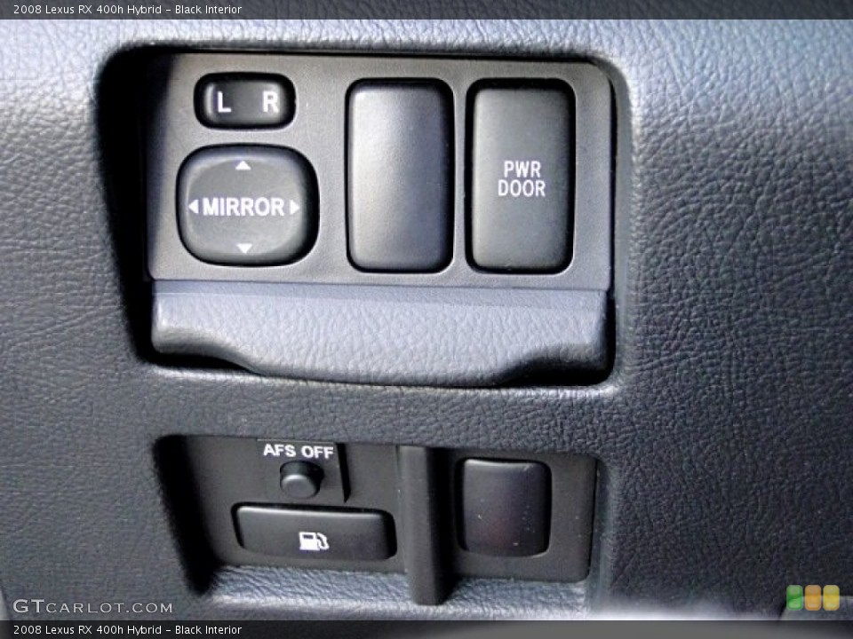 Black Interior Controls for the 2008 Lexus RX 400h Hybrid #97231406