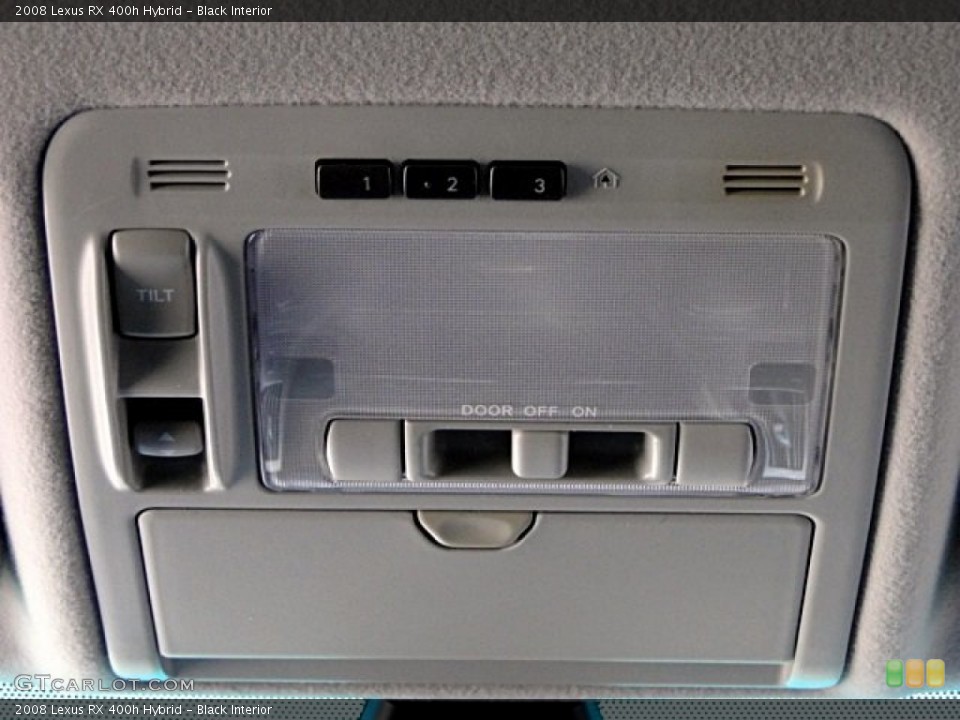 Black Interior Controls for the 2008 Lexus RX 400h Hybrid #97231840