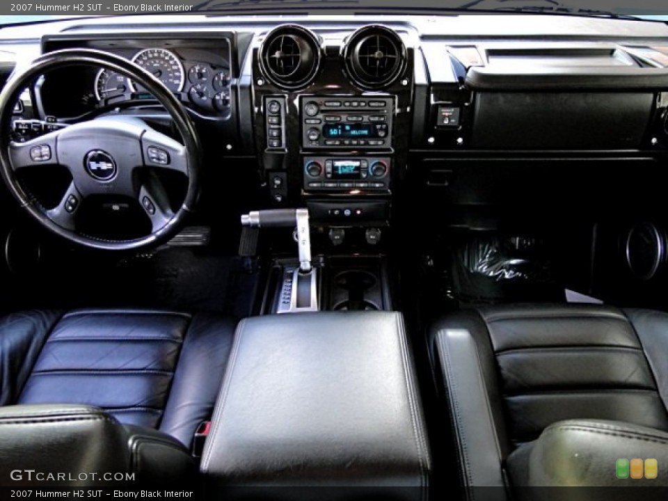 Ebony Black Interior Photo for the 2007 Hummer H2 SUT #97232060