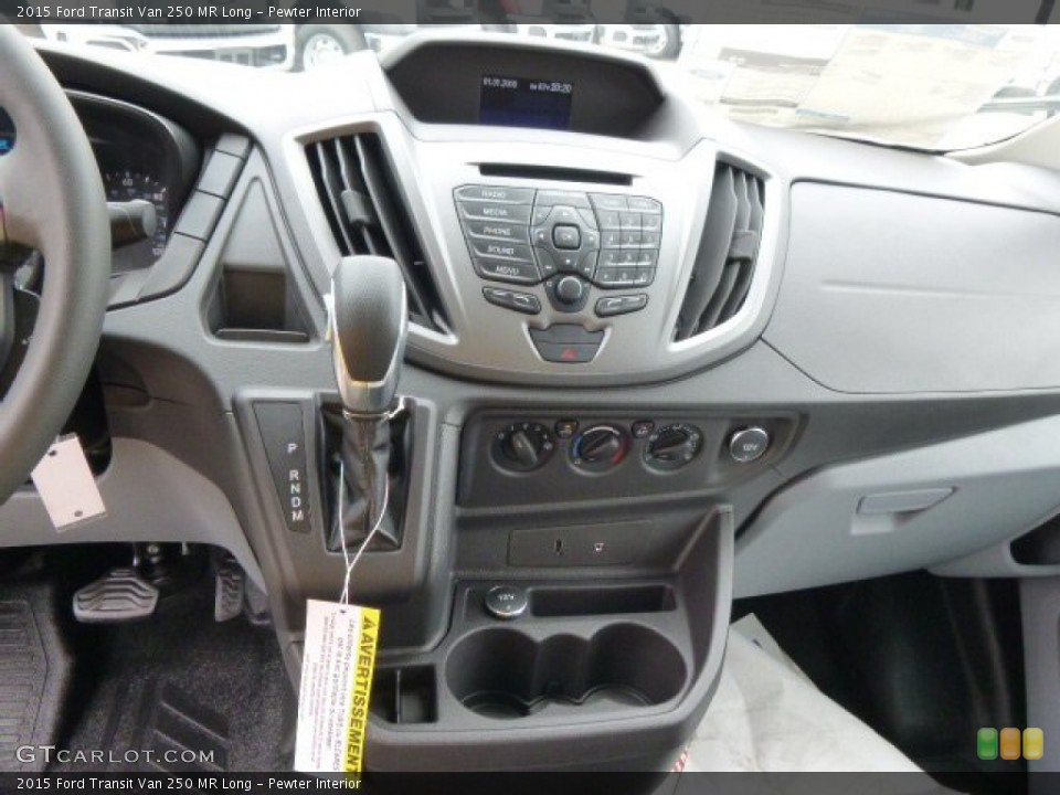 Pewter Interior Controls for the 2015 Ford Transit Van 250 MR Long #97235986