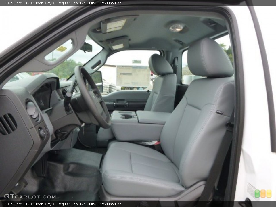 Steel Interior Front Seat for the 2015 Ford F350 Super Duty XL Regular Cab 4x4 Utility #97236316