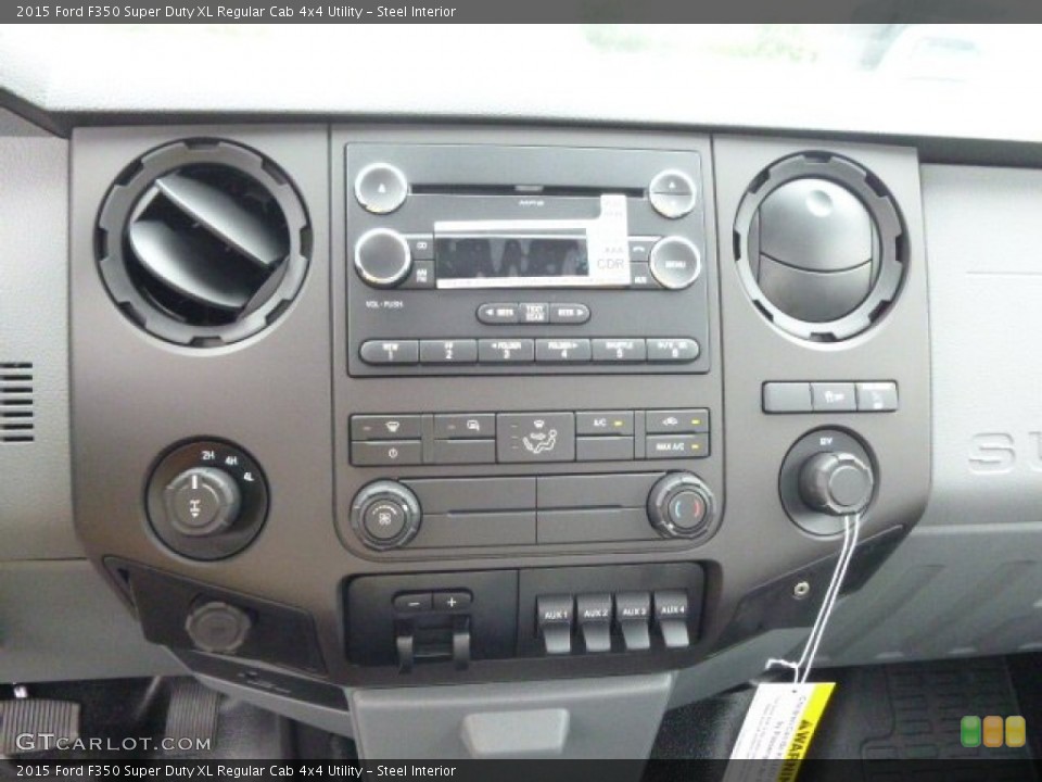 Steel Interior Controls for the 2015 Ford F350 Super Duty XL Regular Cab 4x4 Utility #97236412