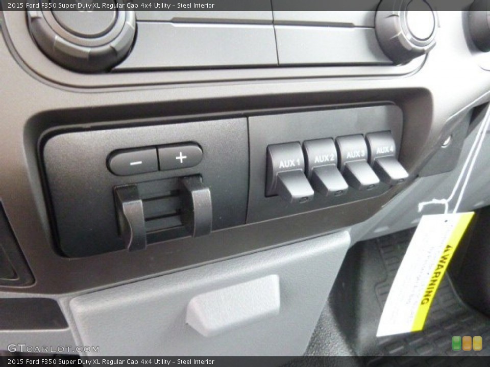 Steel Interior Controls for the 2015 Ford F350 Super Duty XL Regular Cab 4x4 Utility #97236451