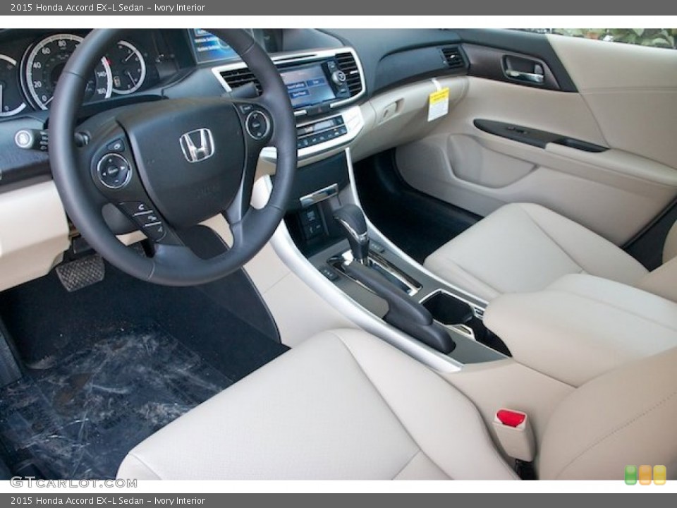 Ivory Interior Prime Interior for the 2015 Honda Accord EX-L Sedan #97238420