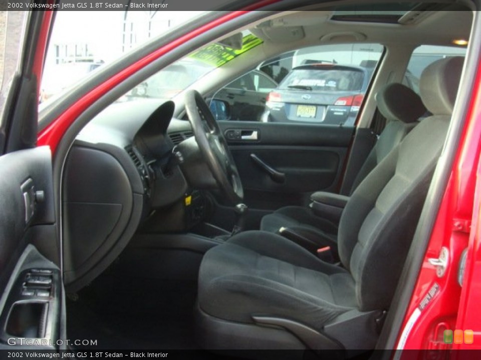 Black Interior Photo for the 2002 Volkswagen Jetta GLS 1.8T Sedan #97250038