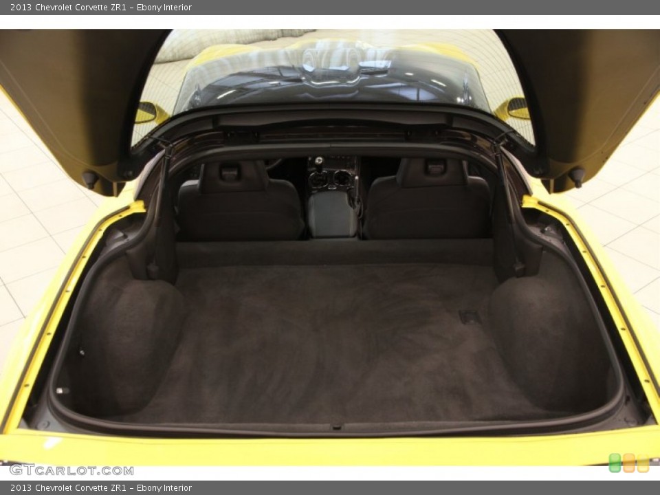 Ebony Interior Trunk for the 2013 Chevrolet Corvette ZR1 #97252477