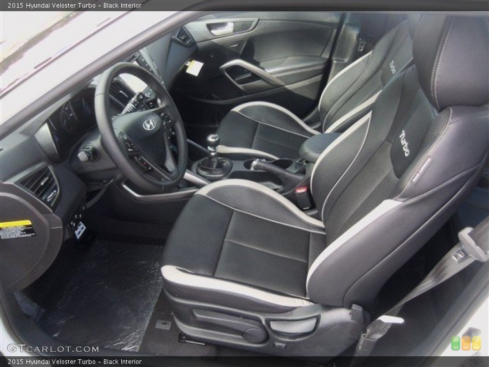 Black Interior Photo for the 2015 Hyundai Veloster Turbo #97252651