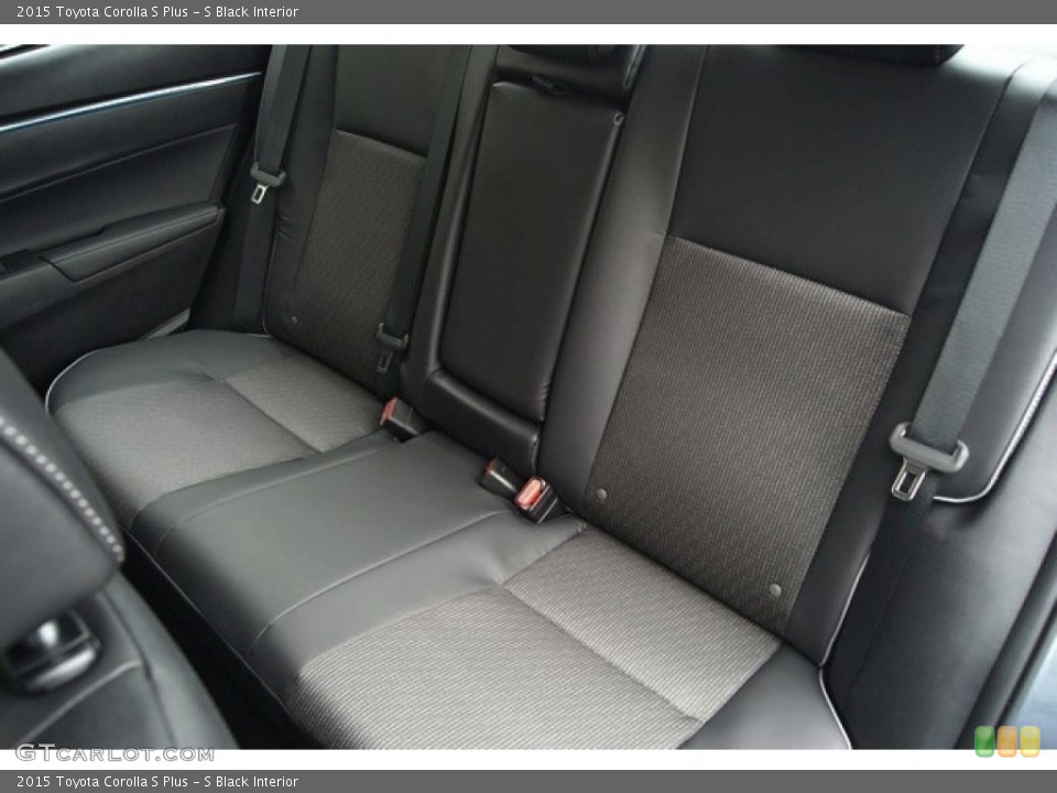 S Black Interior Rear Seat for the 2015 Toyota Corolla S Plus #97256386