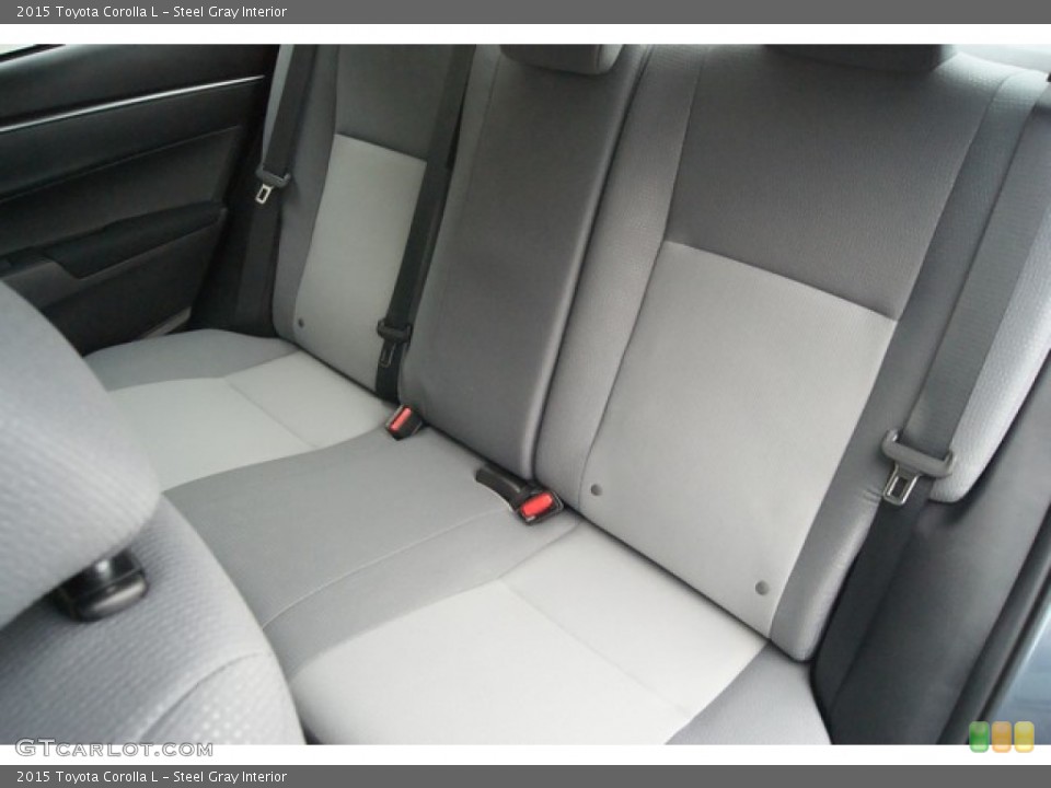 Steel Gray Interior Rear Seat for the 2015 Toyota Corolla L #97256605