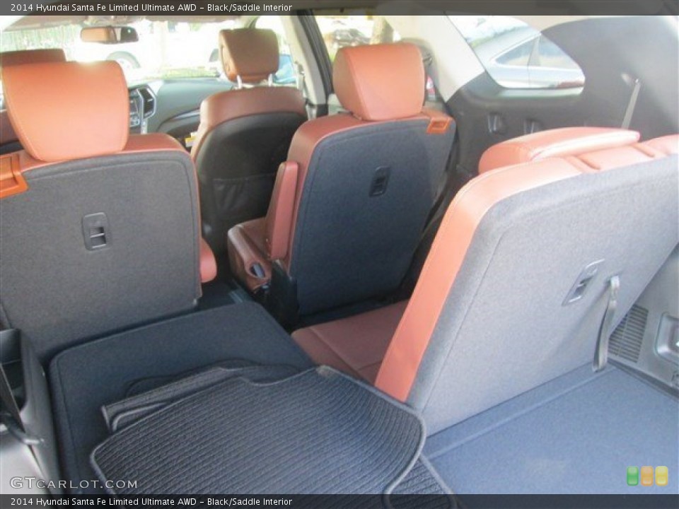 Black/Saddle Interior Photo for the 2014 Hyundai Santa Fe Limited Ultimate AWD #97258534
