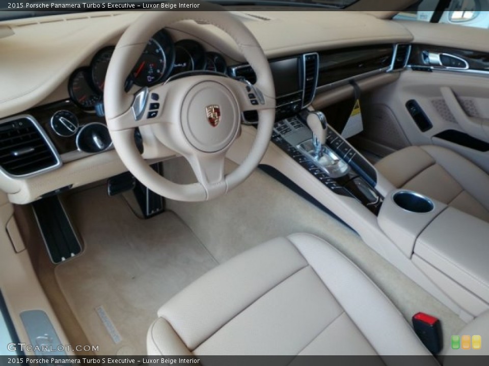 Luxor Beige Interior Prime Interior for the 2015 Porsche Panamera Turbo S Executive #97260643