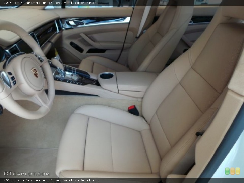 Luxor Beige Interior Front Seat for the 2015 Porsche Panamera Turbo S Executive #97260652