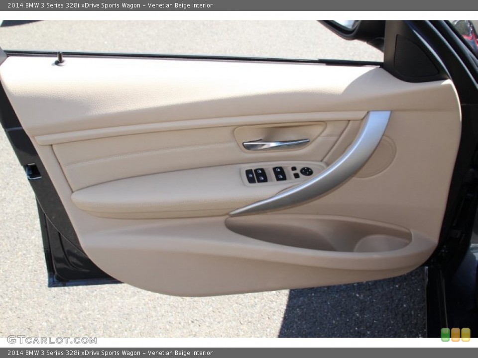 Venetian Beige Interior Door Panel for the 2014 BMW 3 Series 328i xDrive Sports Wagon #97263118
