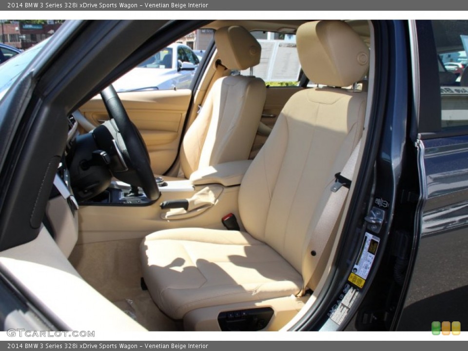 Venetian Beige Interior Front Seat for the 2014 BMW 3 Series 328i xDrive Sports Wagon #97263181