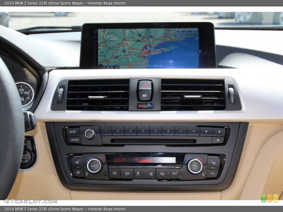 Venetian Beige Interior Controls for the 2014 BMW 3 Series 328i xDrive Sports Wagon #97263247