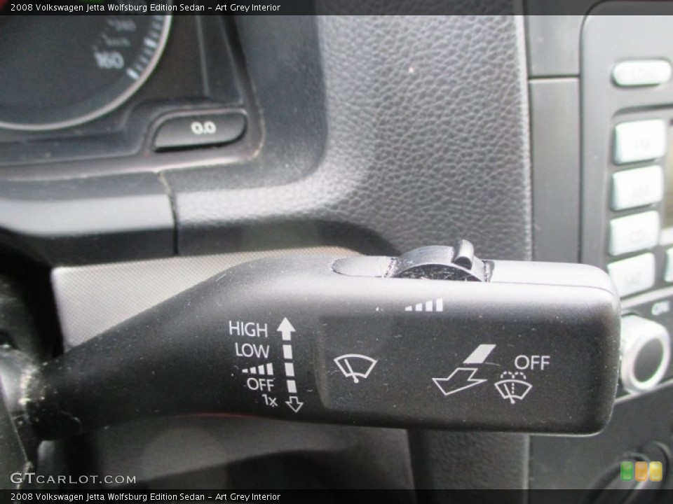 Art Grey Interior Controls for the 2008 Volkswagen Jetta Wolfsburg Edition Sedan #97267039
