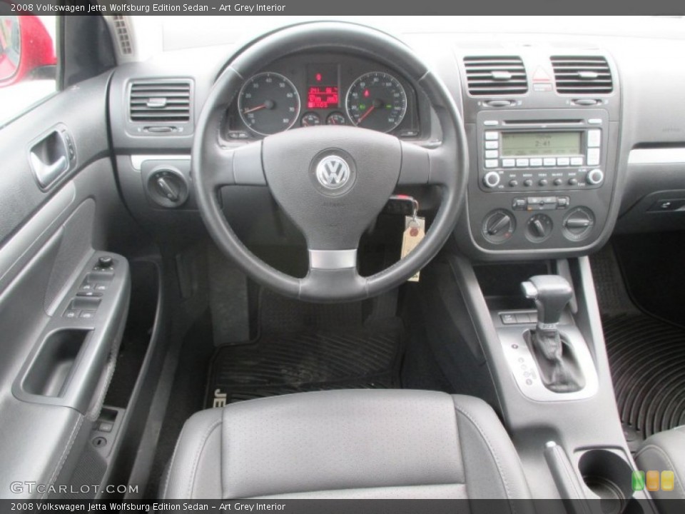 Art Grey Interior Dashboard for the 2008 Volkswagen Jetta Wolfsburg Edition Sedan #97267135