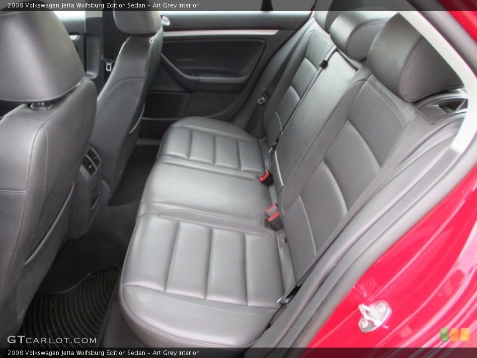 Art Grey Interior Rear Seat for the 2008 Volkswagen Jetta Wolfsburg Edition Sedan #97267150