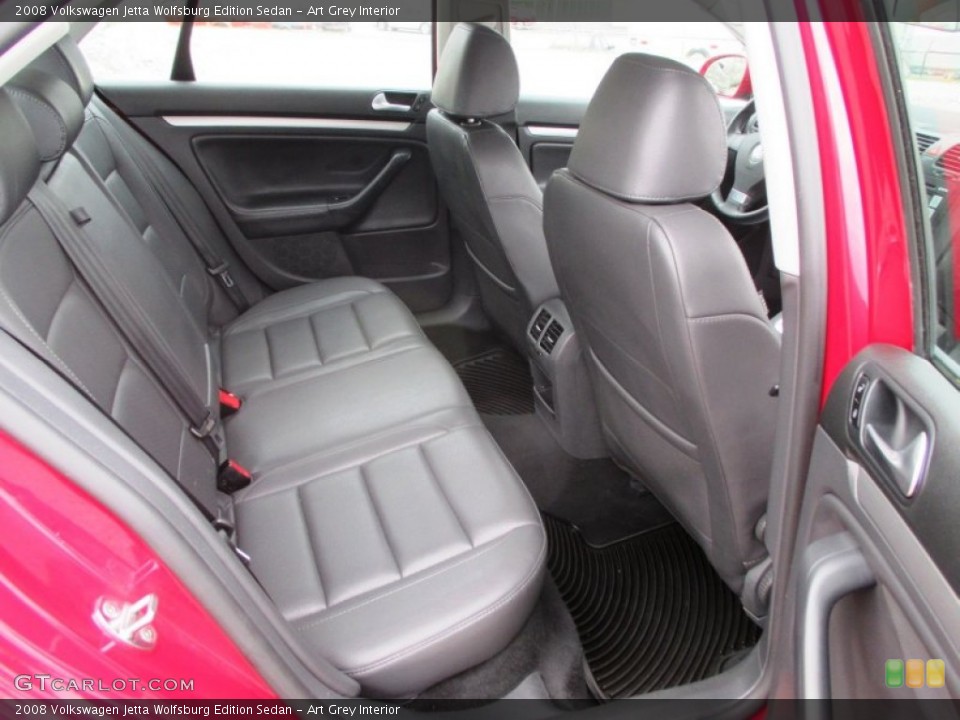 Art Grey Interior Rear Seat for the 2008 Volkswagen Jetta Wolfsburg Edition Sedan #97267206