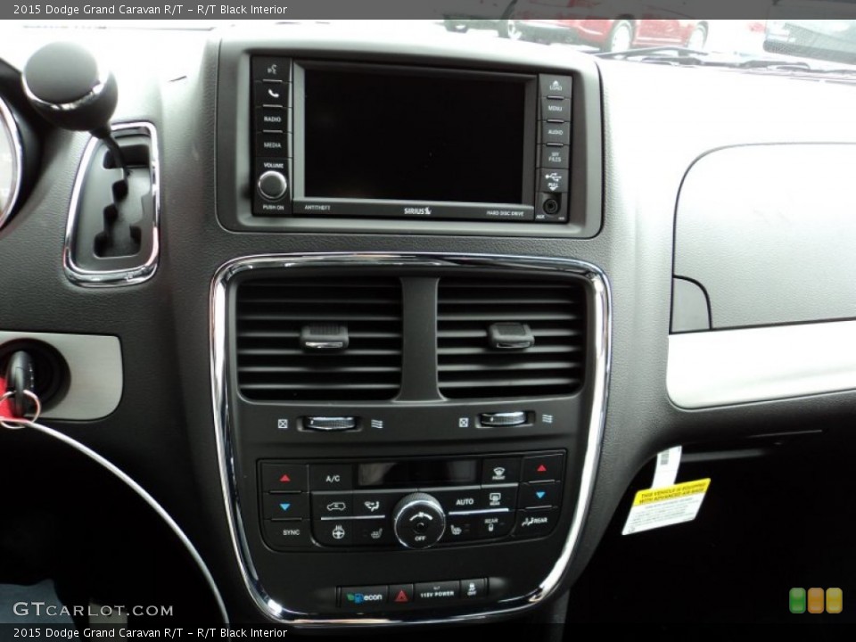 R/T Black Interior Controls for the 2015 Dodge Grand Caravan R/T #97277544
