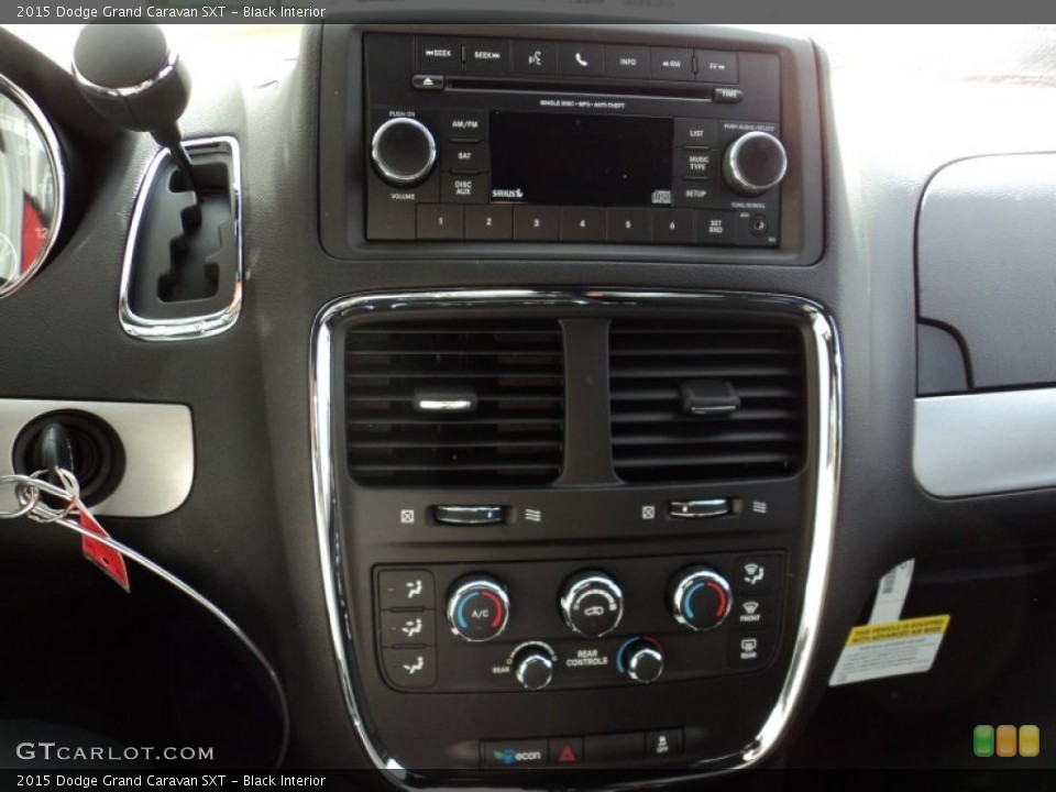 Black Interior Controls for the 2015 Dodge Grand Caravan SXT #97277922