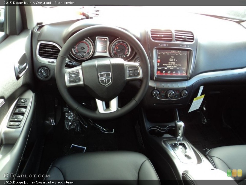 Black Interior Dashboard for the 2015 Dodge Journey Crossroad #97278252