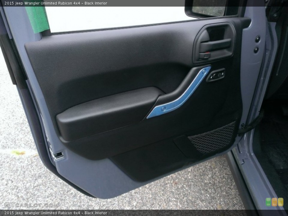 Black Interior Door Panel for the 2015 Jeep Wrangler Unlimited Rubicon 4x4 #97285425