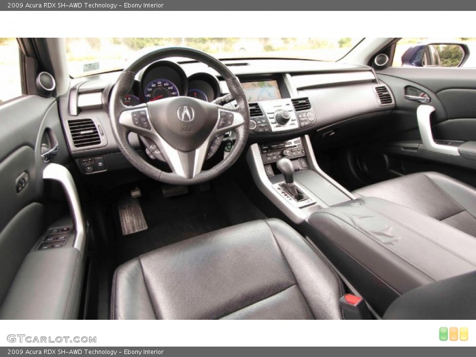 Ebony Interior Photo for the 2009 Acura RDX SH-AWD Technology #97296400