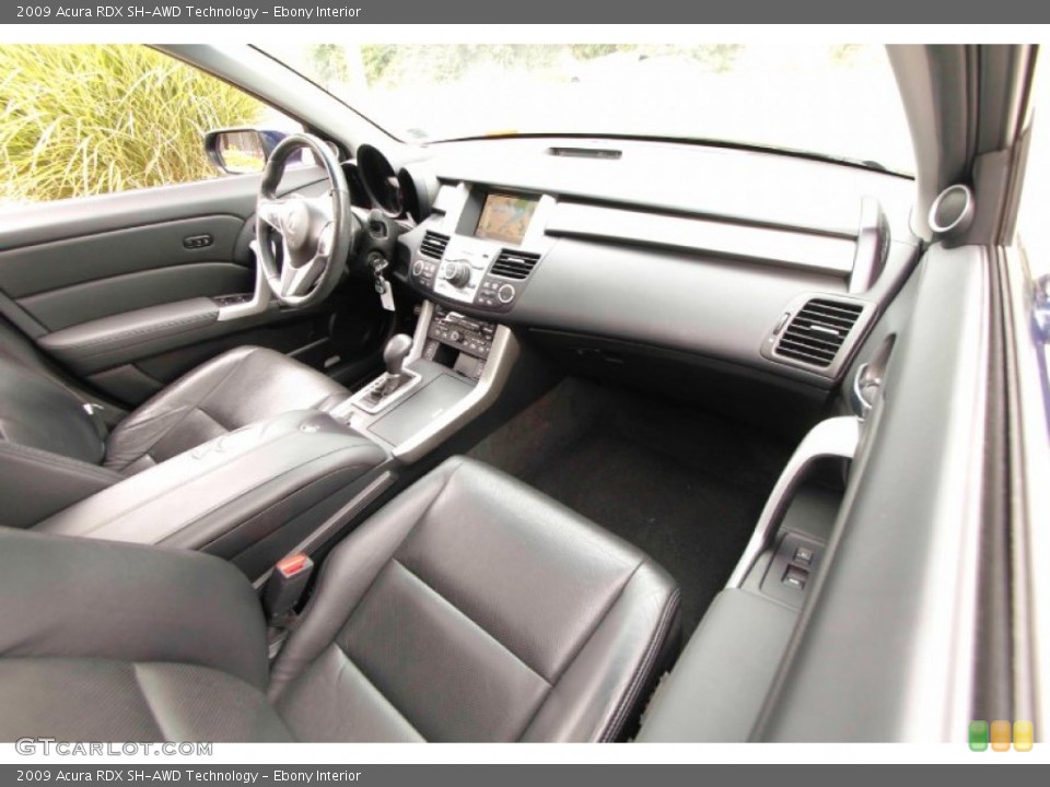 Ebony Interior Front Seat for the 2009 Acura RDX SH-AWD Technology #97296445