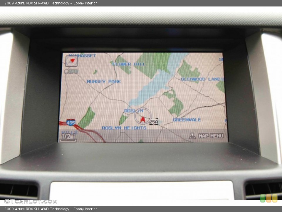 Ebony Interior Navigation for the 2009 Acura RDX SH-AWD Technology #97296499
