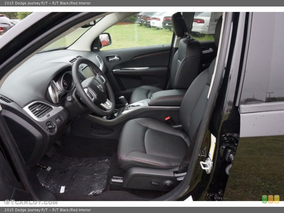 R/T Black/Red Interior Photo for the 2015 Dodge Journey R/T #97300211