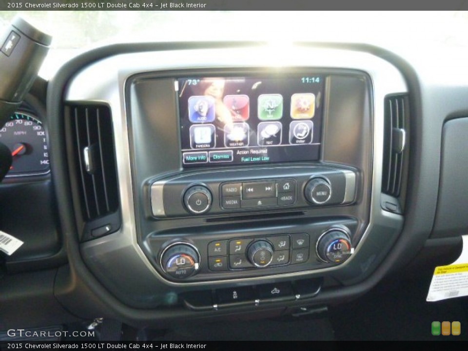Jet Black Interior Controls for the 2015 Chevrolet Silverado 1500 LT Double Cab 4x4 #97304422