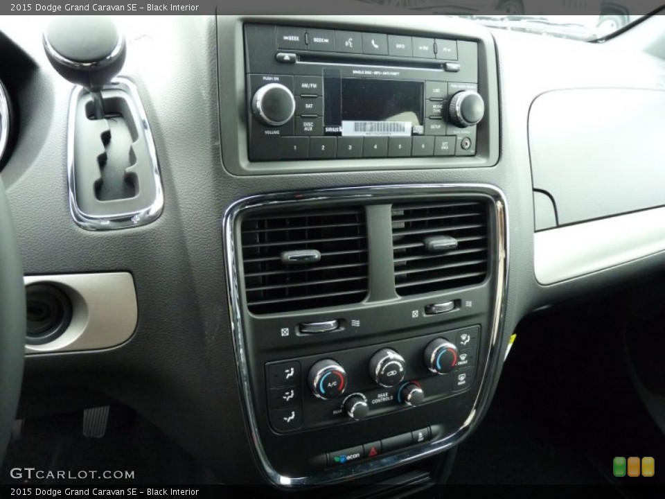 Black Interior Controls for the 2015 Dodge Grand Caravan SE #97317562