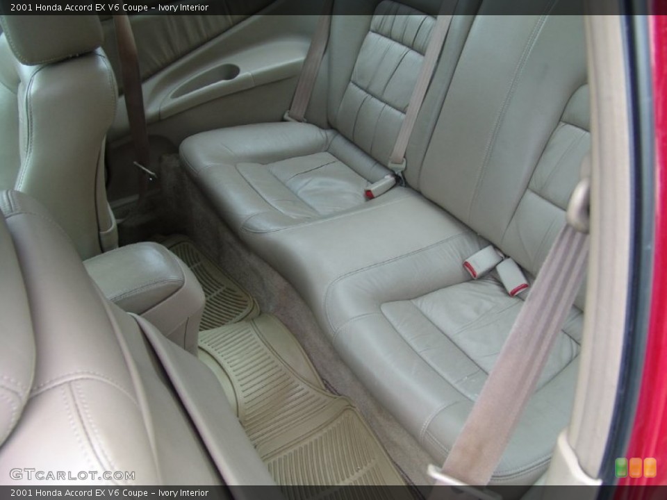 Ivory Interior Rear Seat for the 2001 Honda Accord EX V6 Coupe #97323831