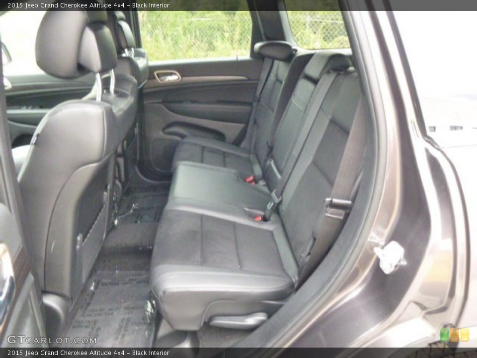 Black Interior Rear Seat for the 2015 Jeep Grand Cherokee Altitude 4x4 #97324194