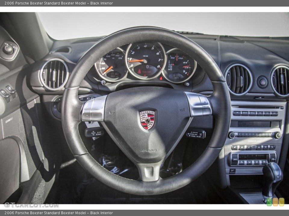 Black Interior Steering Wheel for the 2006 Porsche Boxster  #97327056