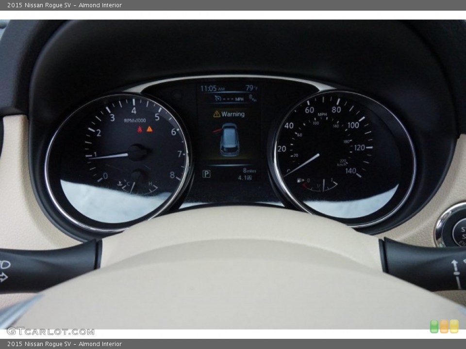 Almond Interior Gauges for the 2015 Nissan Rogue SV #97334934