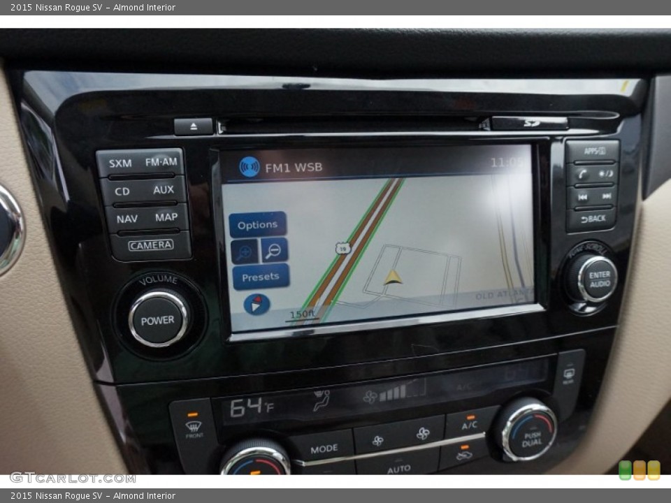 Almond Interior Navigation for the 2015 Nissan Rogue SV #97334955