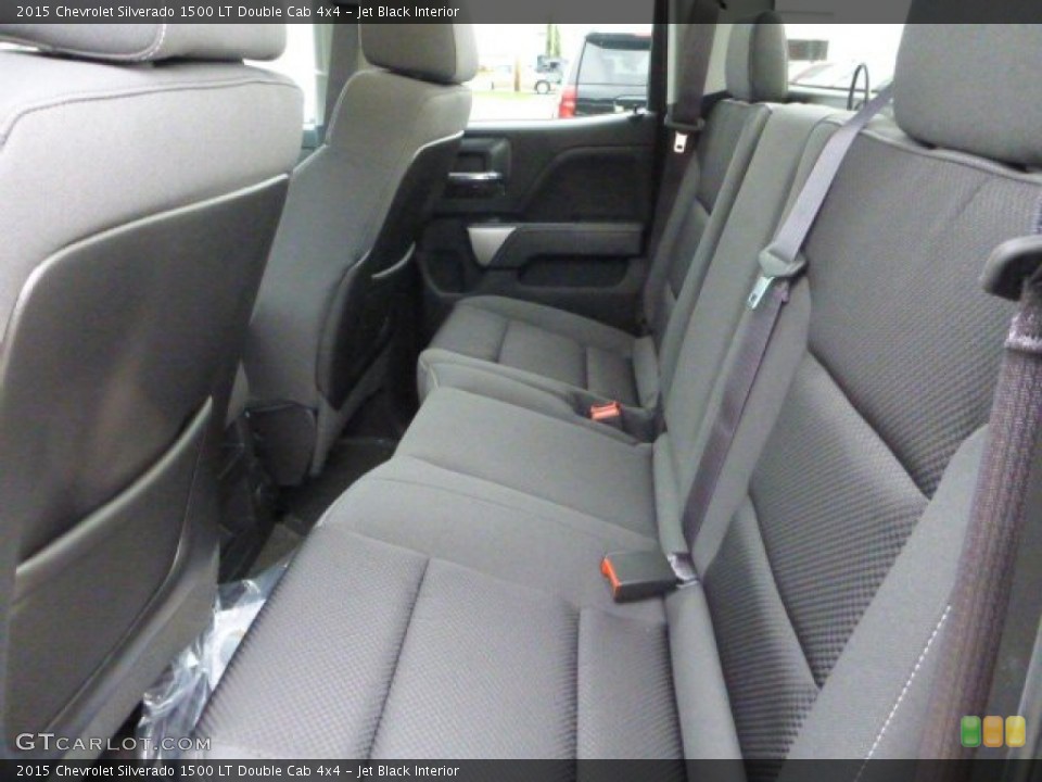 Jet Black Interior Rear Seat for the 2015 Chevrolet Silverado 1500 LT Double Cab 4x4 #97341783