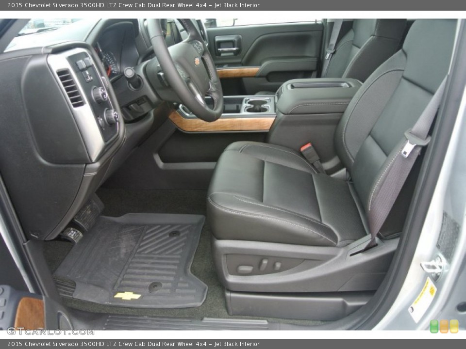 Jet Black Interior Photo for the 2015 Chevrolet Silverado 3500HD LTZ Crew Cab Dual Rear Wheel 4x4 #97342275
