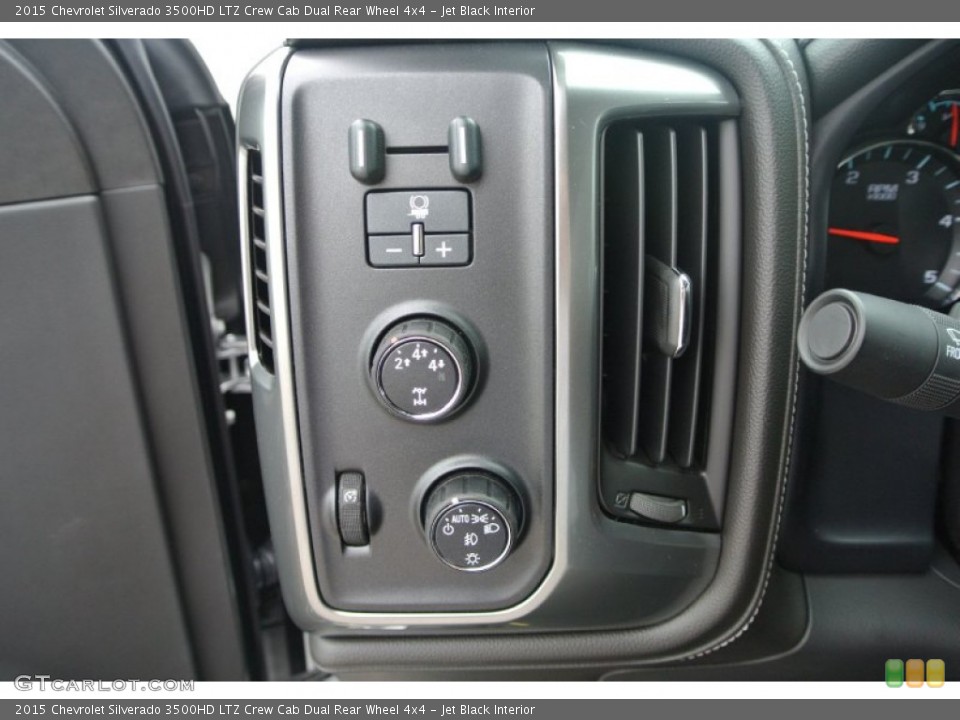Jet Black Interior Controls for the 2015 Chevrolet Silverado 3500HD LTZ Crew Cab Dual Rear Wheel 4x4 #97342317