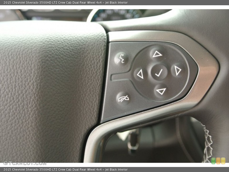 Jet Black Interior Controls for the 2015 Chevrolet Silverado 3500HD LTZ Crew Cab Dual Rear Wheel 4x4 #97342413